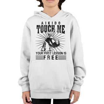 Funny Aikido Japan Martial Arts Fighter Gift For Men Women Youth Hoodie - Thegiftio UK