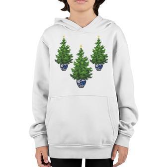 Funny Lightning Christmas Tree In Chinoiserie Bowl Adult Kid Youth Hoodie - Thegiftio UK