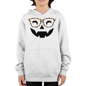 Funny Pumpkin Halloween Cute Pumpkin Design Women N Girls Youth Hoodie - Thegiftio UK