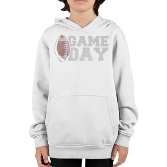 Funny Retro Vintage American Football Game Day Youth Hoodie - Thegiftio UK