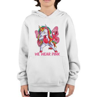 Girls Breast Cancer Awareness For Toddlers Kids Youth Hoodie - Thegiftio UK
