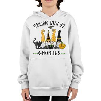 Halloween Gnomes Cute Autumn Pumpkin Fall Holiday Women Girl V20 Youth Hoodie - Thegiftio UK