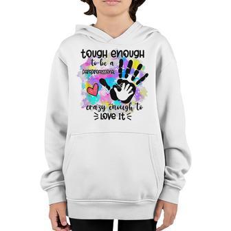 Hands Funny Paraprofessional Appreciation Back To School Youth Hoodie - Thegiftio UK