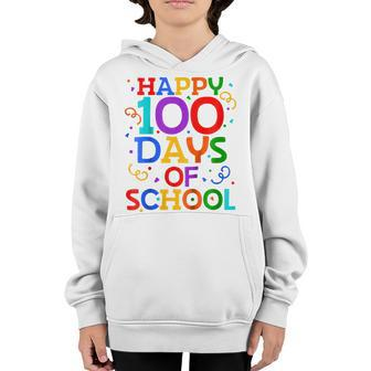 Happy 100 Days Of School - 100Th Day Of School Shirt Youth Hoodie | Mazezy