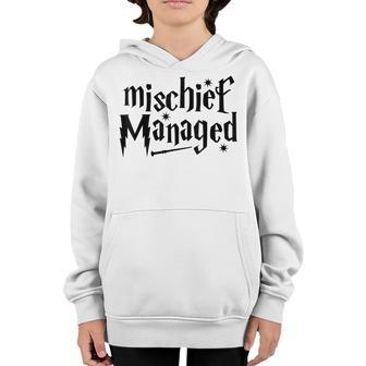 Happy 100Th Day Of School 100 Days Mischief Of Managed 2022 Youth Hoodie - Thegiftio UK
