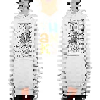 Happy Hallothanksmas Preschool Teacher Life Thanksgiving V2 Youth Hoodie - Thegiftio