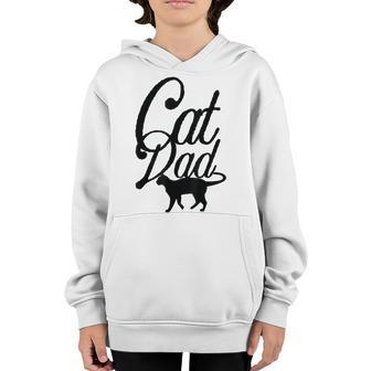 I Love Cats Dad Father Men Kitty Papa Christmas Girl Meow Youth Hoodie - Thegiftio UK