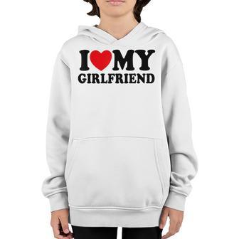 I Love My Girlfriend I Heart My Girlfriend V2 Youth Hoodie - Thegiftio UK