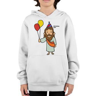 Jesus Birthday Boy | Funny Christmas Christ Youth Hoodie - Thegiftio UK