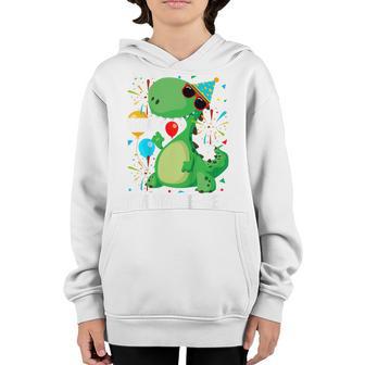 Kids 3 Year Old Gifts 3-Rex 3Rd Birthday Boy Dinosaur T Rex Youth Hoodie - Thegiftio UK