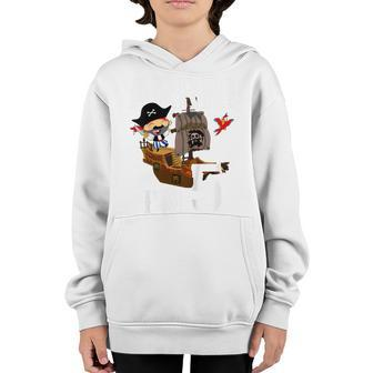 Kids 5 Year Old Pirate Birthday Shirt Arr 5Th Party Gift Youth Hoodie | Mazezy