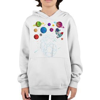 Kids 6 Years Old Sixth Birthday Boy Space Astronaut 6Th Birthday Youth Hoodie - Thegiftio UK