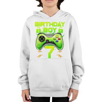 Kids 7 Year Old Gifts 7Th Birthday Boy Ns Video Gamer Gaming Youth Hoodie - Thegiftio UK