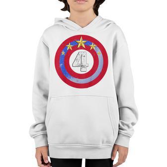 Kids Captain Kid 4Th Birthday 4 Years Old Kid Youth Hoodie - Thegiftio UK
