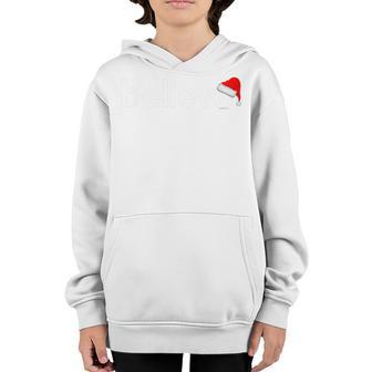 Kids Christmas For Kids Boys Girls | Believe Gifts Green Youth Hoodie - Thegiftio UK