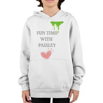 Kids Fun Time With Paisley Youth Hoodie - Thegiftio UK