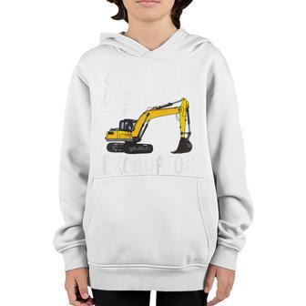 Kids Funny Toddler Boy Kids See You Later Excavator Youth Hoodie - Thegiftio UK