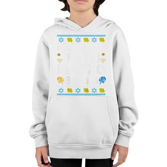 Kids Hanukkah Gift Deck The Halls Matzo Balls Jewish Toddler Boy Youth Hoodie - Thegiftio UK