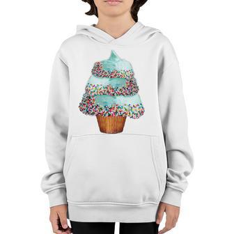 Kids Holiday Baking Christmas Baker Foodie Bake Cookies Cupcakes Youth Hoodie - Thegiftio UK