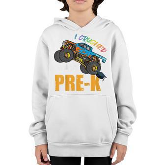 Kids I Crushed Preschool Monster Truck School Graduation 2023 Youth Hoodie - Thegiftio UK
