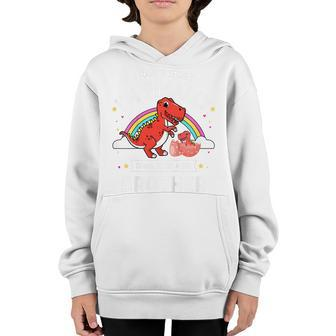 Kids I Have A Secret Im Finally Going To Be A Big Brother Saurus Youth Hoodie - Thegiftio UK