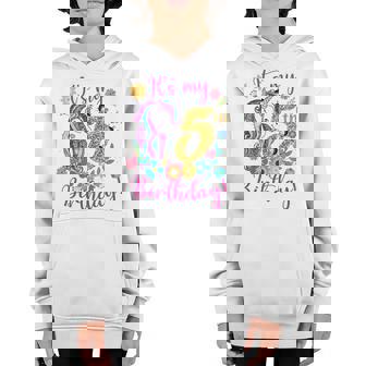 Kids Its My 5Th Birthday Unicorn Lover Funny Birthday Girls Youth Hoodie | Mazezy