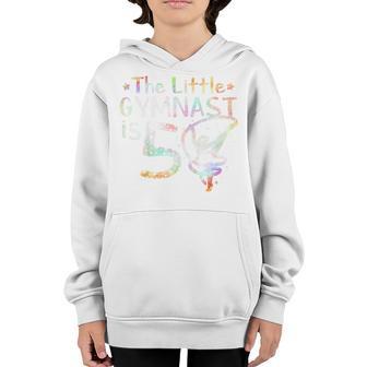 Kids Kids 5 Year Old Gymnast Birthday Tumbling Gymnastics 5Th Youth Hoodie - Thegiftio UK