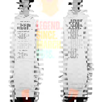 Kids Kids 5 Years Old Legend Since March 2018 4Nd Birthday Youth Hoodie | Mazezy
