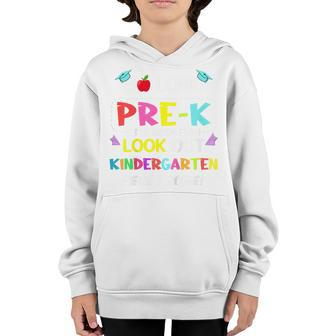 Kids Kids So Long Pre-K Kindergarten Here I Come Pre-K Graduation Youth Hoodie | Mazezy DE