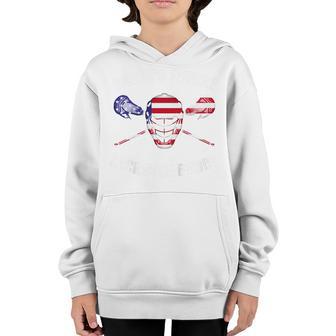 Kids Lacrosse Kids Boys Daddys Future Lacrosse Buddy Youth Hoodie - Thegiftio UK