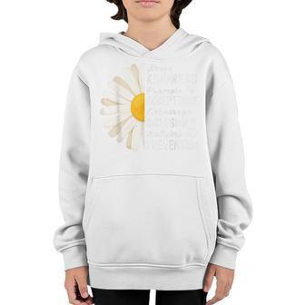 Kids Orange Unity Day Rainbow Be Kind Kindness No Bully Girl Youth Hoodie - Thegiftio UK