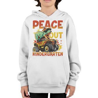 Kids Peace Out Kindergarten Kindergarten Graduation Youth Hoodie - Thegiftio UK
