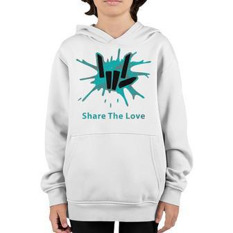 Kids Share Love Merch For Kids And Young Youth Hoodie | Mazezy
