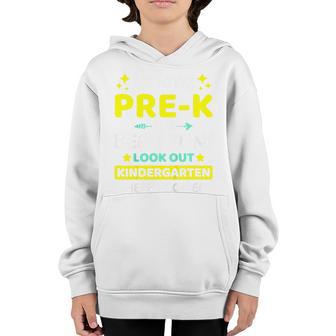 Kids So Long Pre-K Kindergarten Here I Come Graduation Preschool Youth Hoodie - Thegiftio UK
