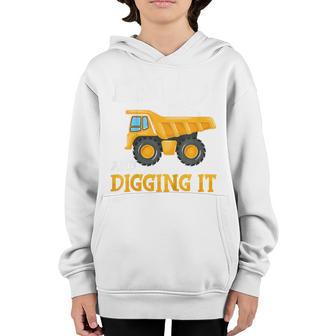 Kids Two 2Yr 2Th Birthday Construction Boy 2 Years Old V2 Youth Hoodie - Thegiftio UK