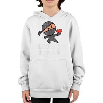 Kindness Ninja Funny Unity Day Orange Anti Bullying Kids V3 Youth Hoodie - Thegiftio UK