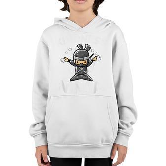 Kindness Ninja Funny Unity Day Orange Anti Bullying Kids Youth Hoodie - Thegiftio UK