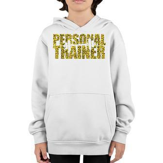 Lady Personal Trainer Fitness Coach Team Gym Instructor Girl Youth Hoodie - Thegiftio UK