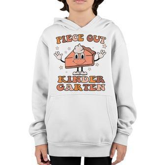 Last Day Of School Kindergarten Retro Peace Out Youth Hoodie | Mazezy AU