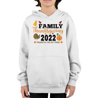 Matching Thanksgiving Family 2022 Turkey Day Mom Dad Kids V7 Youth Hoodie - Thegiftio UK