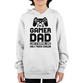 Mens Gamer Dad Gaming Fathers Day For Husband Daddy Grandpa Youth Hoodie - Thegiftio UK