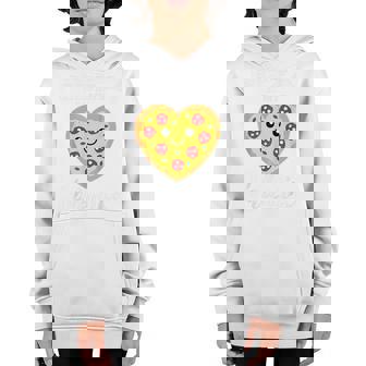 Pizza Is My Valentine Funny Valentines Day Kawaii Heart Kids Youth Hoodie - Thegiftio