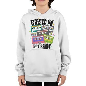 Raised On 90S Boy Bands Cassette Tape Retro Youth Hoodie | Mazezy