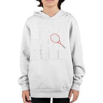 Red Ribbon Squad Week Say No To Say Yes To Tennis Boy Girl Youth Hoodie - Thegiftio UK