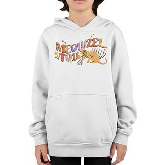 Retro Meowzel Tov Cat Happy Hanukkah Cat Lovers Women Kids V2 Youth Hoodie - Thegiftio UK