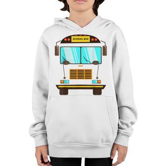 School Bus Costume Funny Yellow School Bus Driver V2 Youth Hoodie - Thegiftio UK