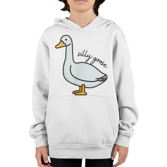 Silly Goose University Meme School Students Youth Hoodie | Mazezy