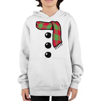 Snowman Costume Christmas Gift Santa Claus Kids Youth Hoodie - Thegiftio UK