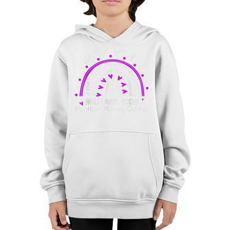 The Month Of The Military Child -Purple Up For Military Kids Youth Hoodie | Mazezy