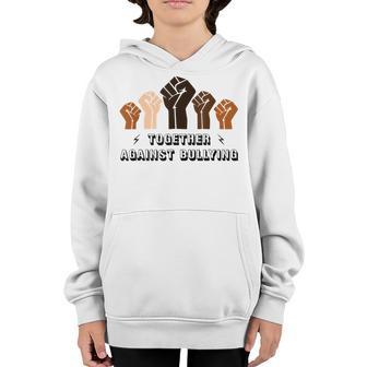 Together Against Bullying Kids Men Women Unity Day 2022 Youth Hoodie - Thegiftio UK